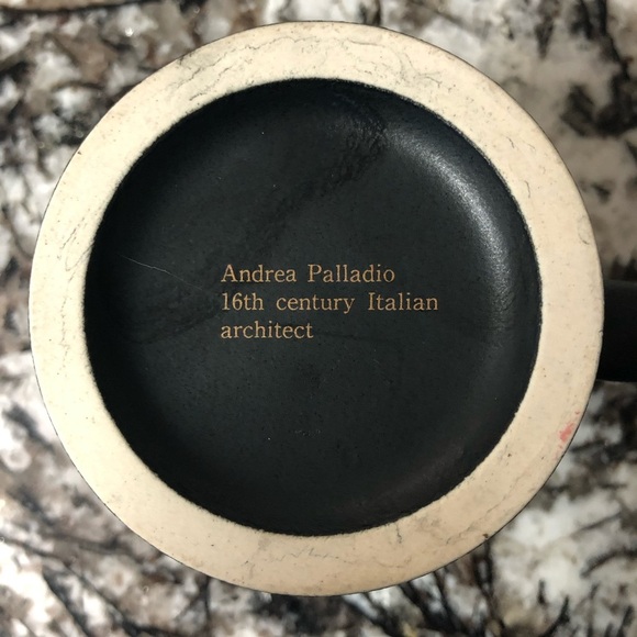 Andrea Palladio Black Bronze 16th Century Italian Architect Coffee Tea Mug - Picture 8 of 12